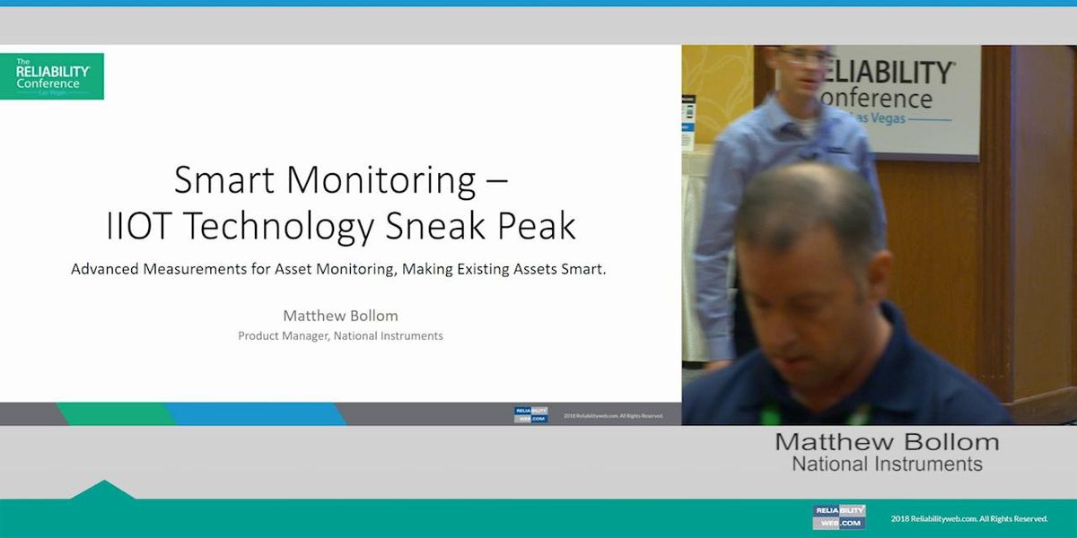 Reliabilityweb IIoT Technology Sneak Peak: Advanced Measurements for ...