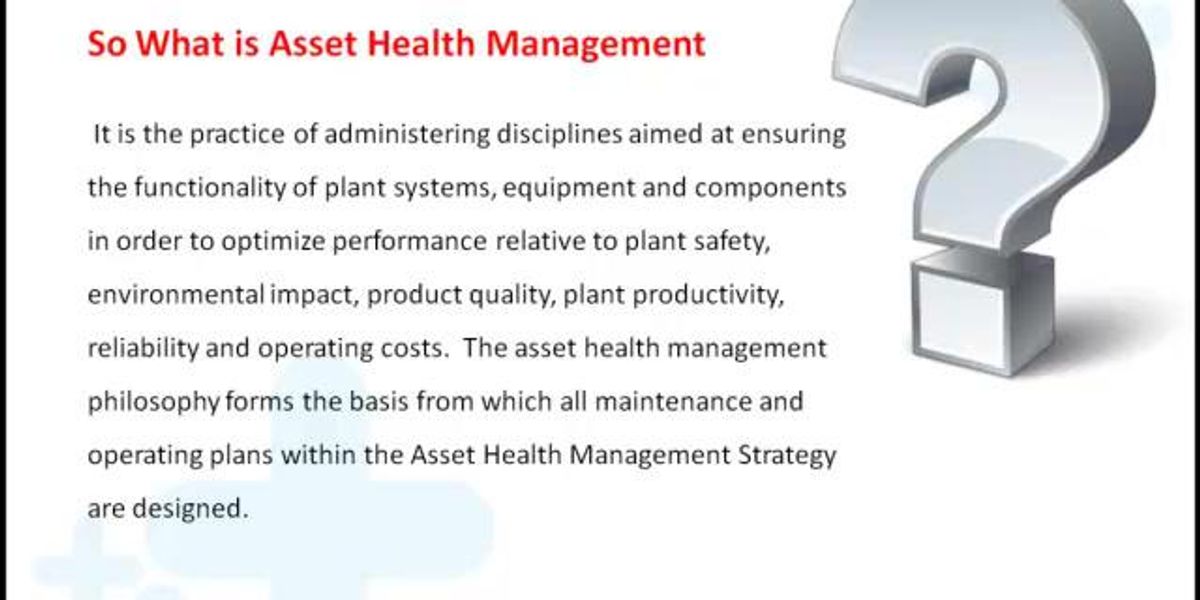 ReliabilityAsset Health Management Survey Results