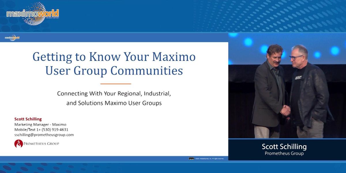 Reliabilityweb Getting to Know Your Maximo User Group Communities