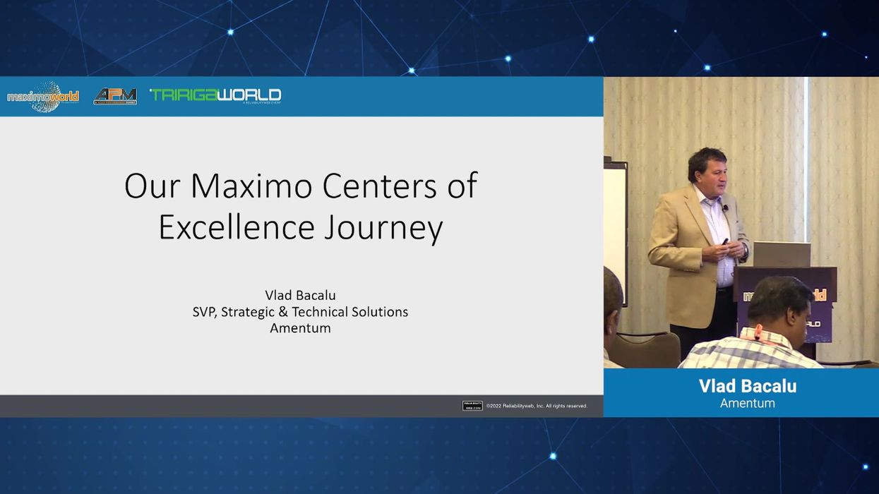 Our Maximo Centers of Excellence Journey