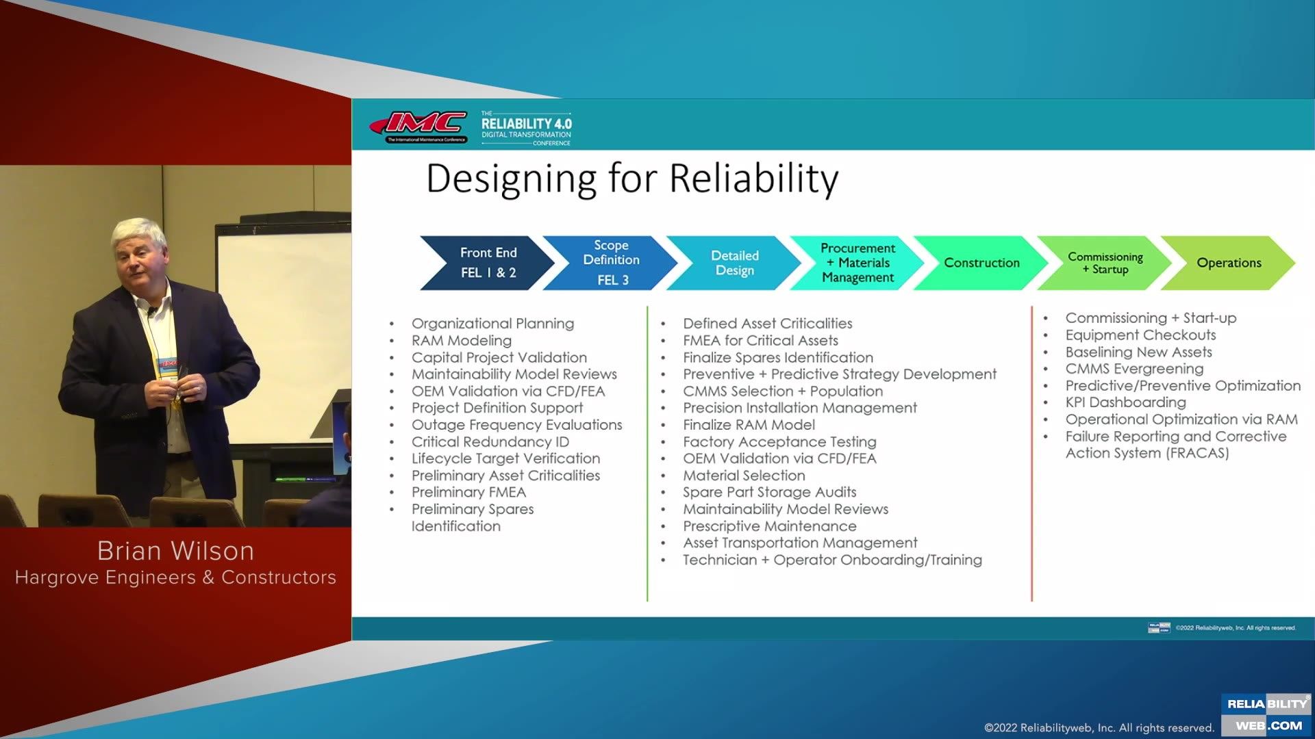 The Need for Increased Focus of Asset Reliability Strategy Dev During the Capital Work Process