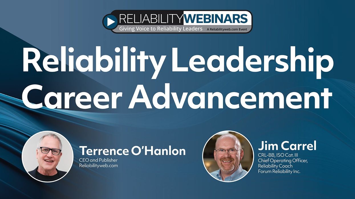 Reliability Leadership Career Advancement