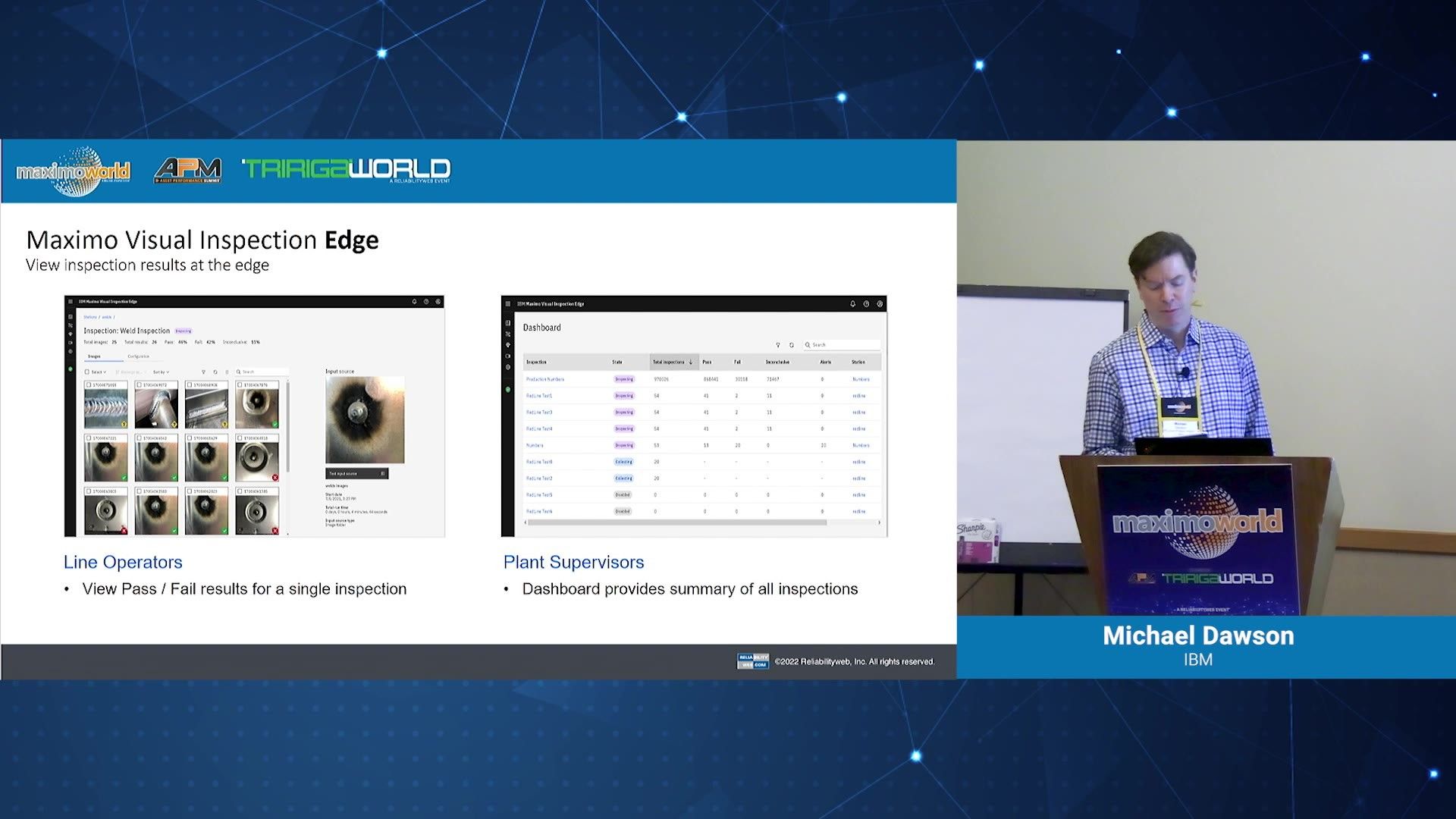Maximo Visual Inspection for Manufacturers