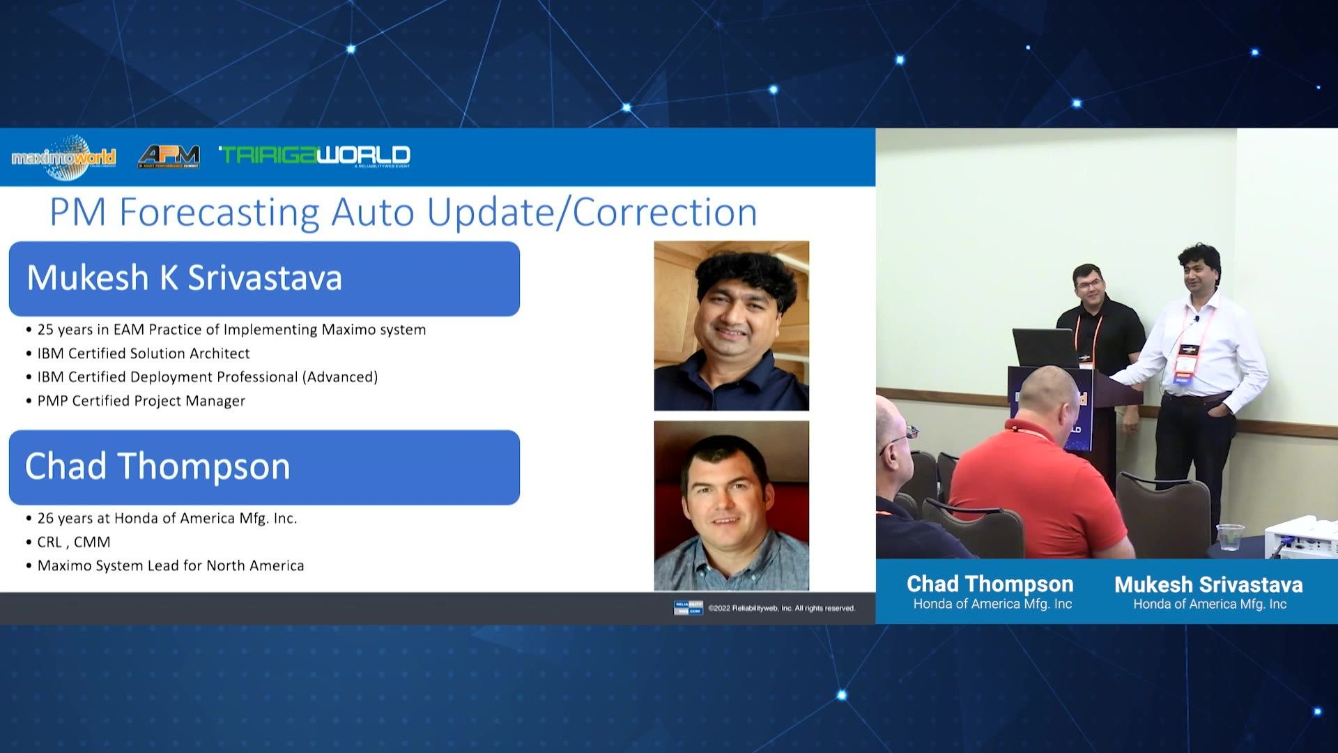 PM Forecasting Auto Update/Correction