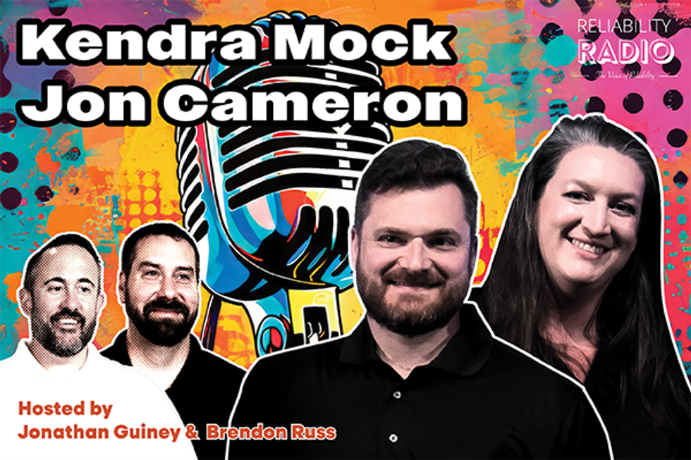 Reliability Radio EP 301: Kendra Mock & Jon Cameron, CRL-Black Belts, JLL
