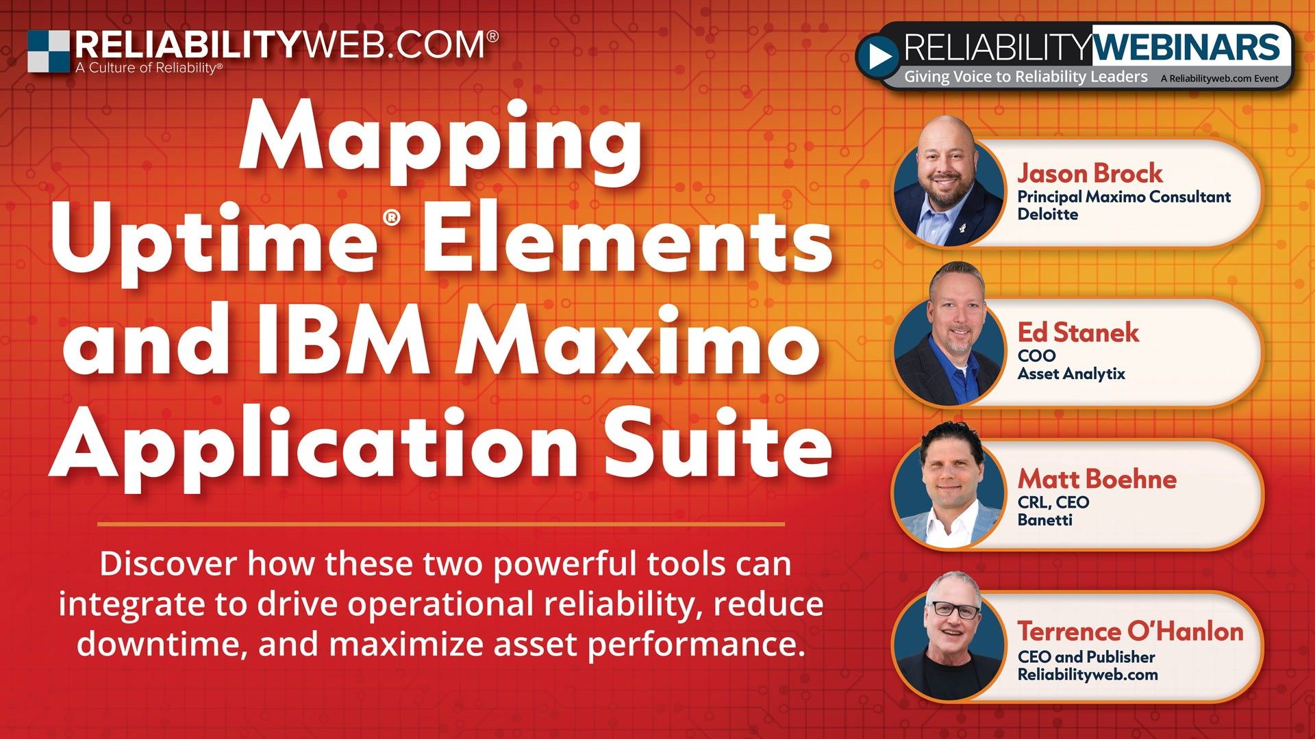 Mapping Uptime Elements And IBM Maximo Application Suite