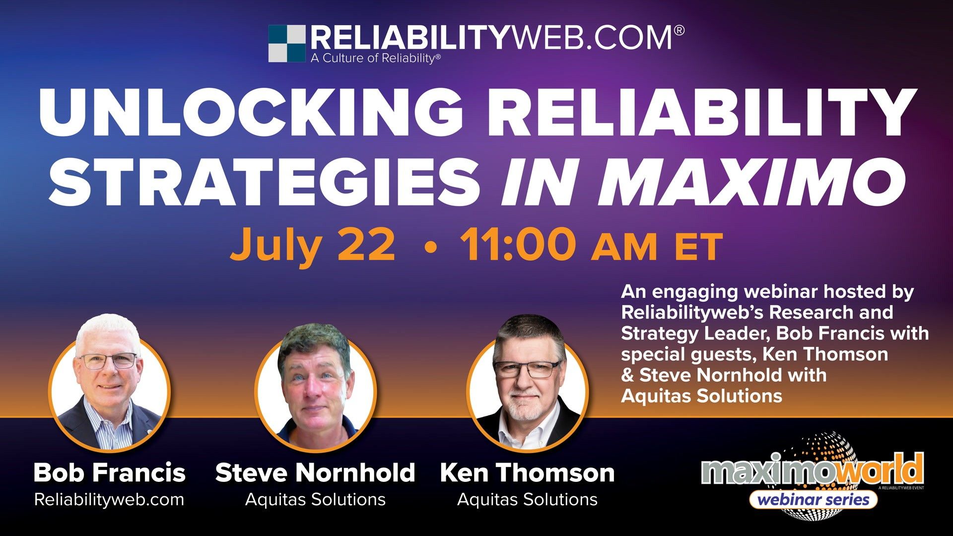 Unlocking Reliability Strategies in Maximo®