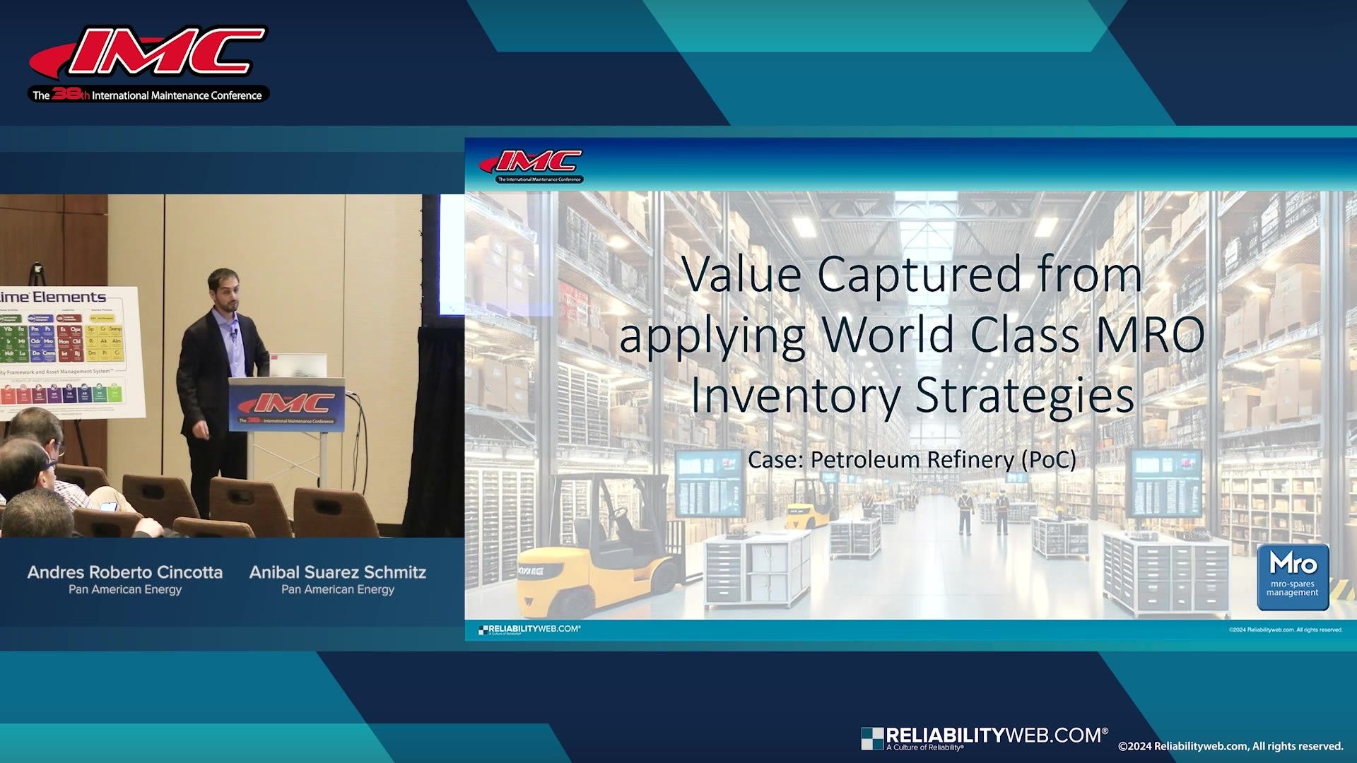 Value Captured from Applying World Class MRO Inventory Strategies in a Petroleum Refinery