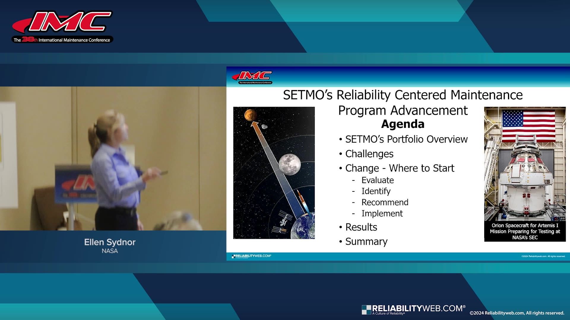 NASA’s Space Environments Testing Management Office (SETMO) Reliability Centered Maintenance (RCM) Program Advancement
