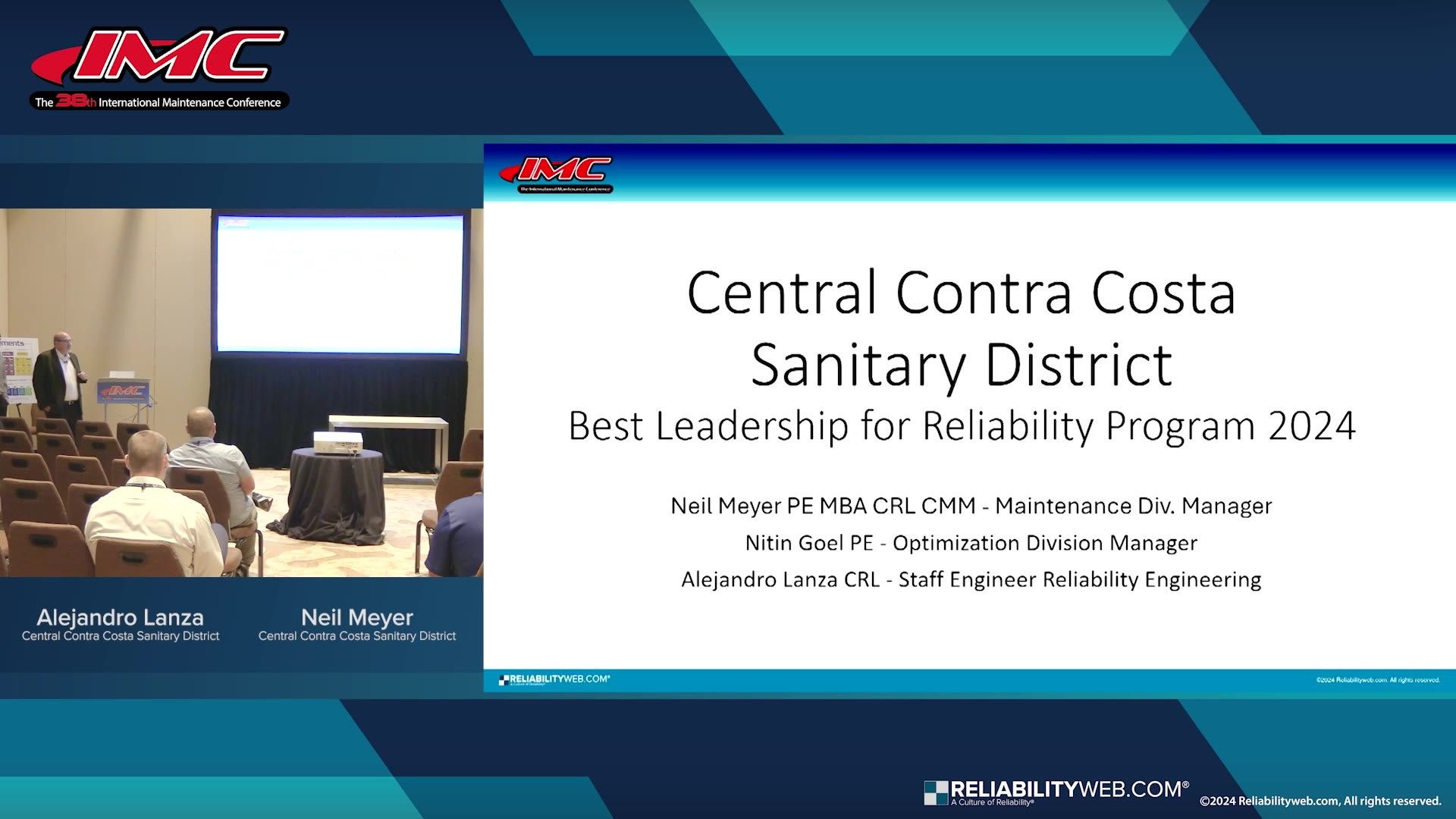 Leadership for Reliability - 2024 Uptime Award Winner Session