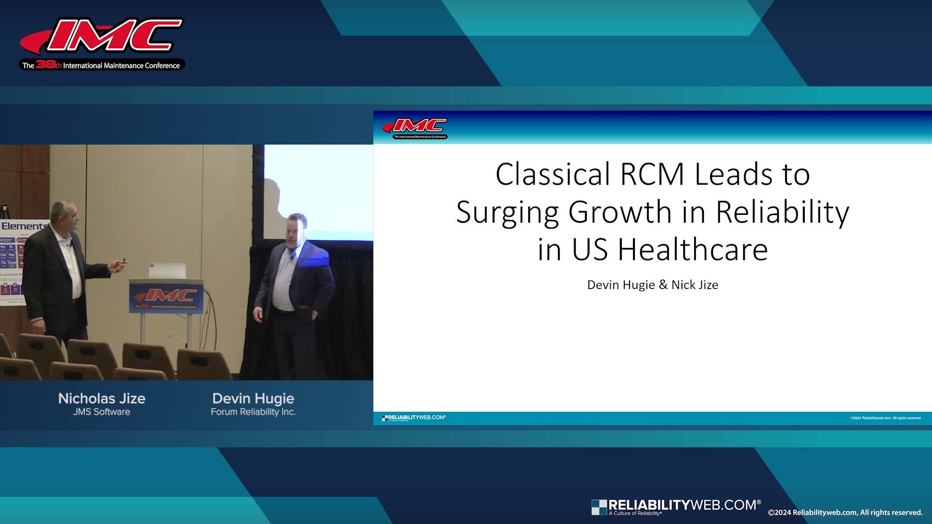 Classical RCM Leads the Surging Growth in Reliability in US Healthcare