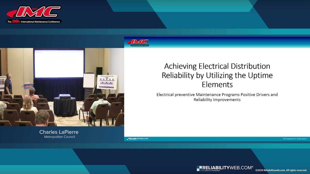 Reliabilityweb Time-based PM: Reducing electrical outages since 2009.