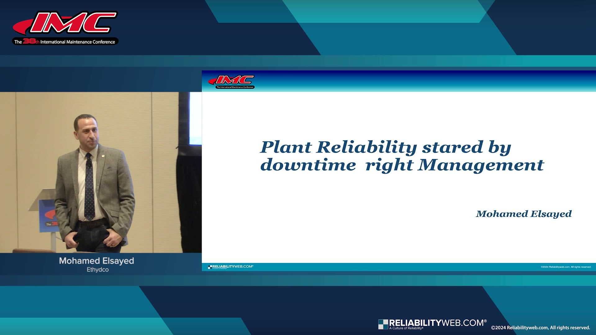 Plant Reliability Started by Right Downtime Managing