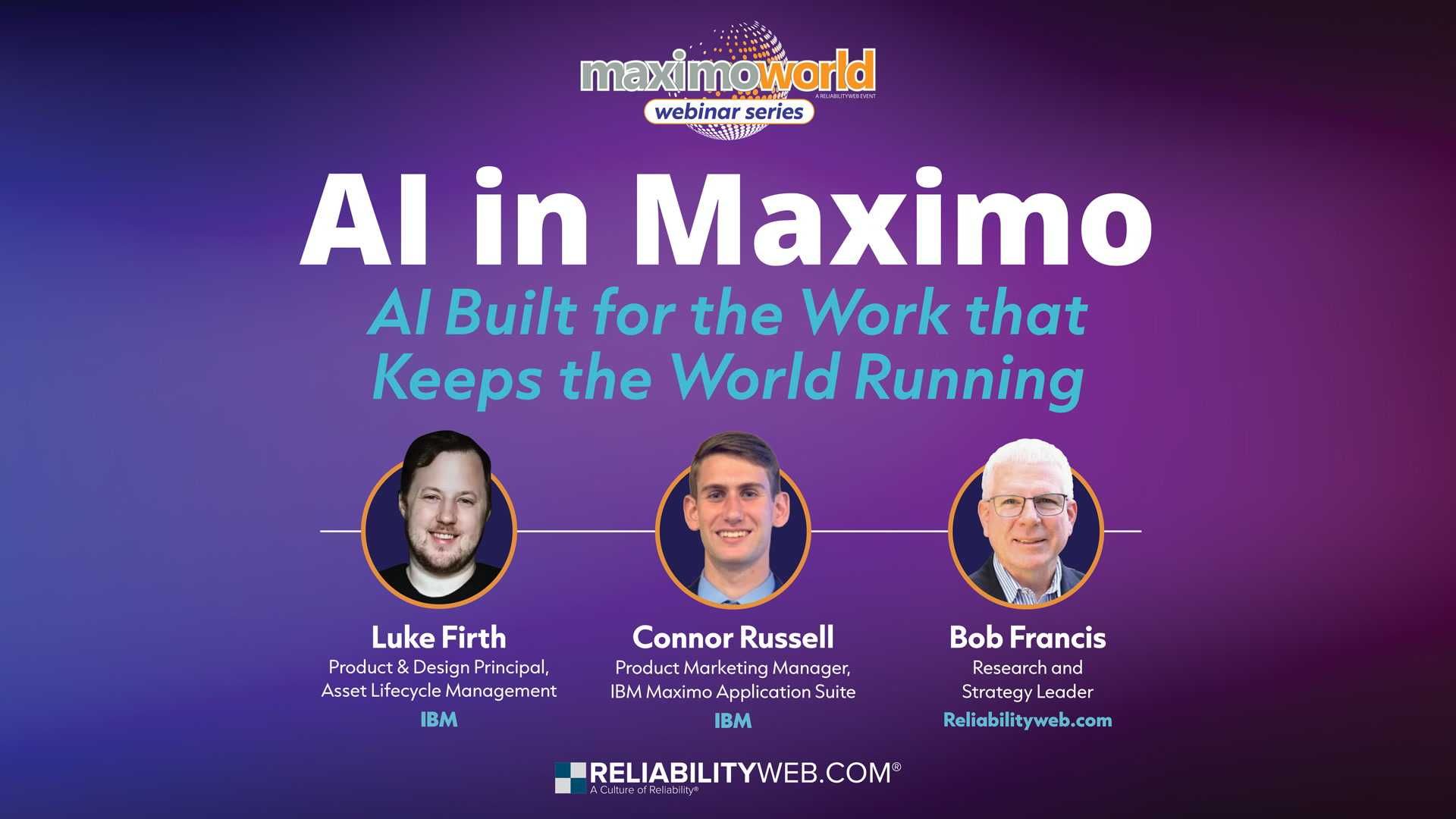 AI in Maximo Built for the Work that Keeps the World Running