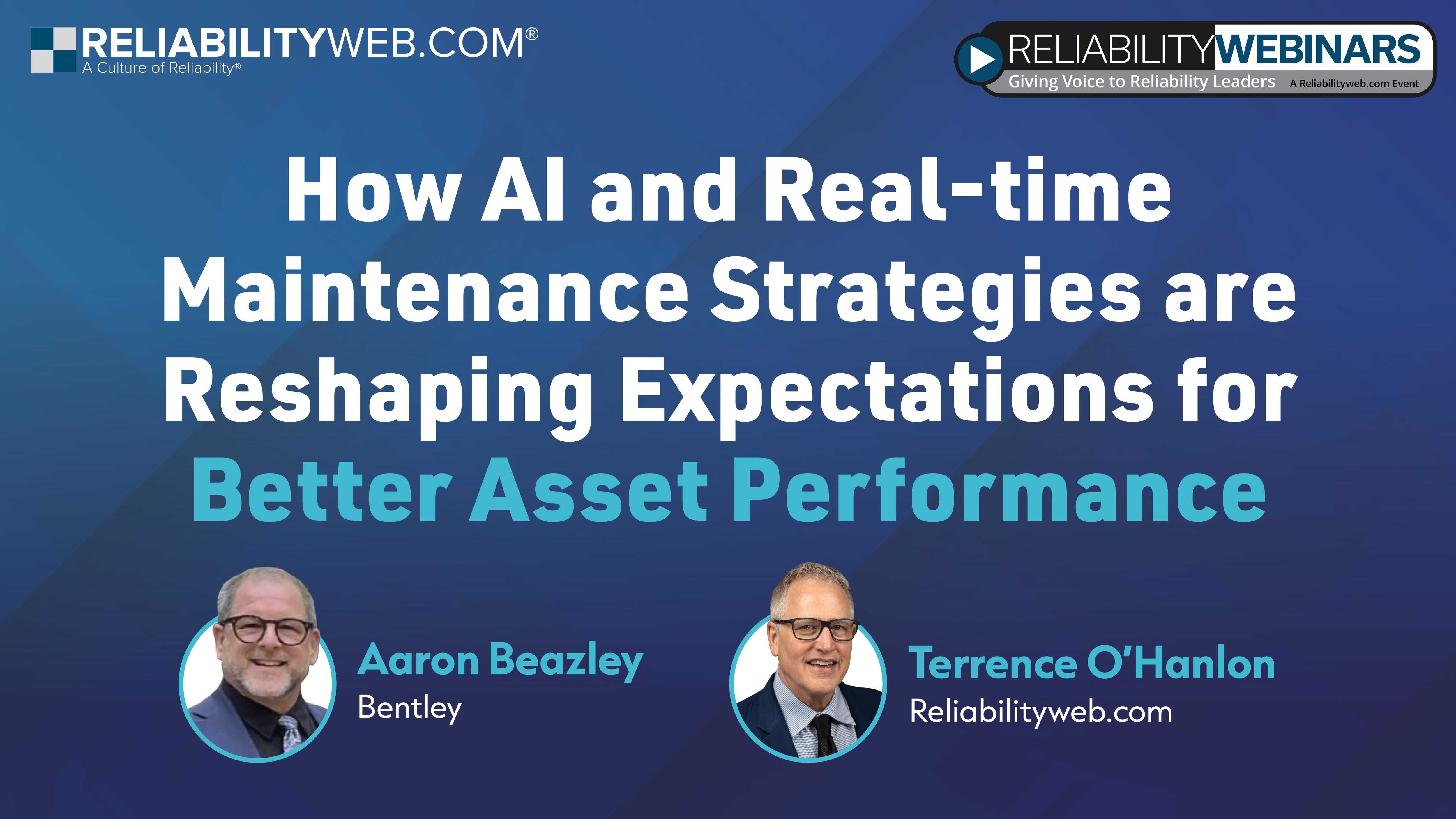 How AI & Real-time Maintenance Strategies are Reshaping Expectations for Better Asset Performance