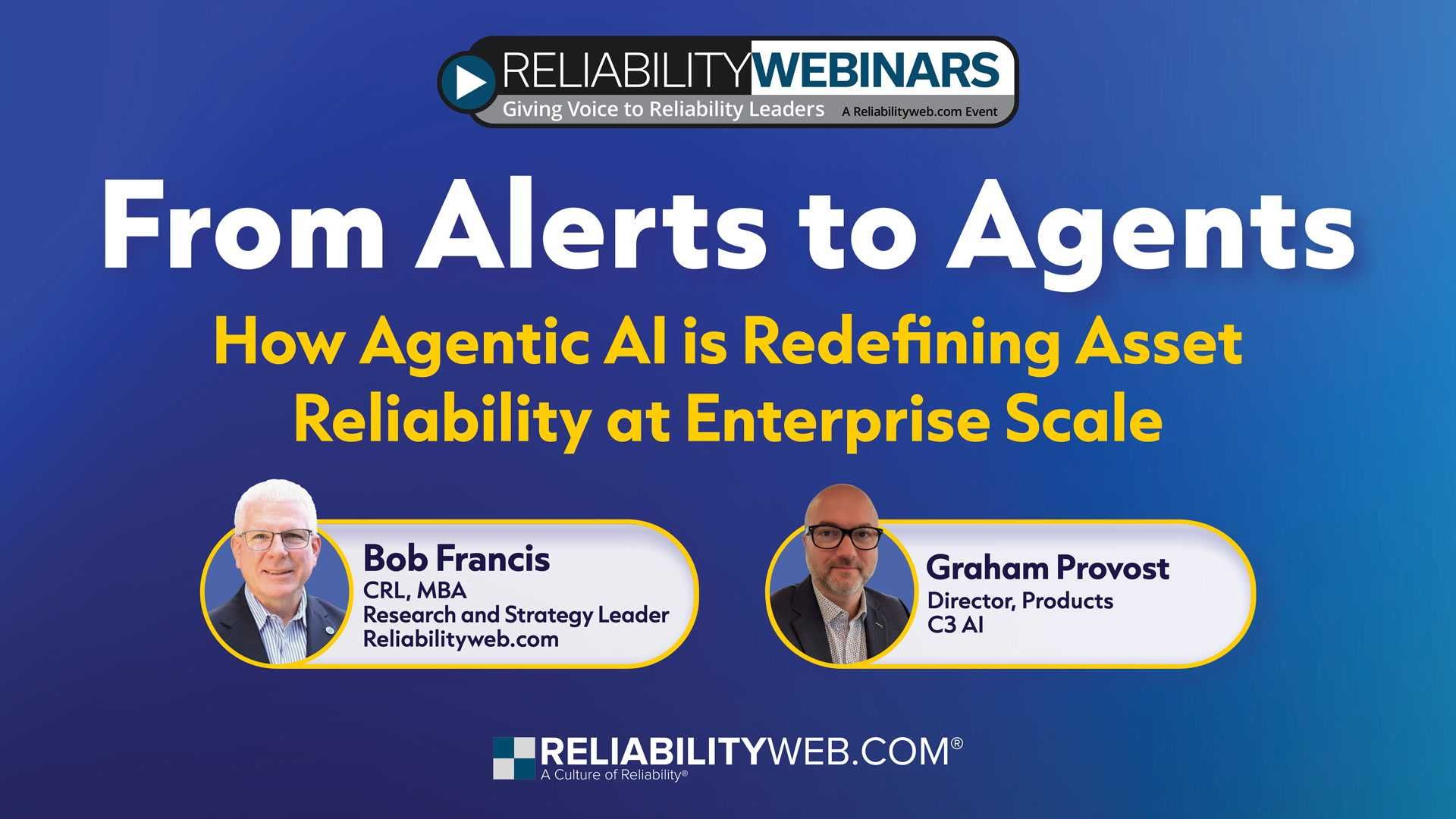 From Alerts to Agents – Redefining Asset Reliability