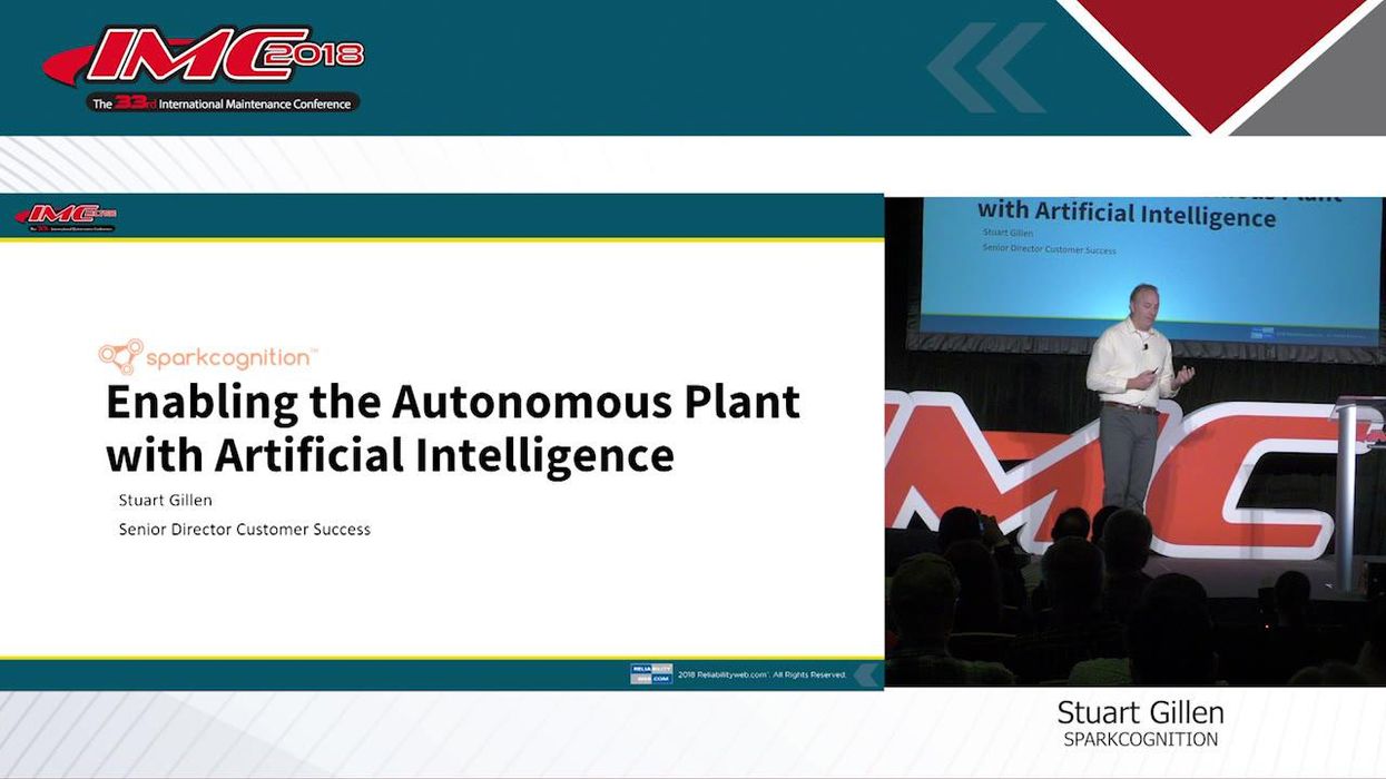 Enabling the Autonomous Plant with Artificial Intelligence