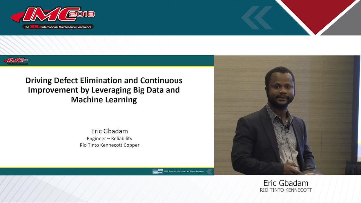 Driving Defect Elimination and Continuous Improvement by Leveraging Big Data and Machine Learning