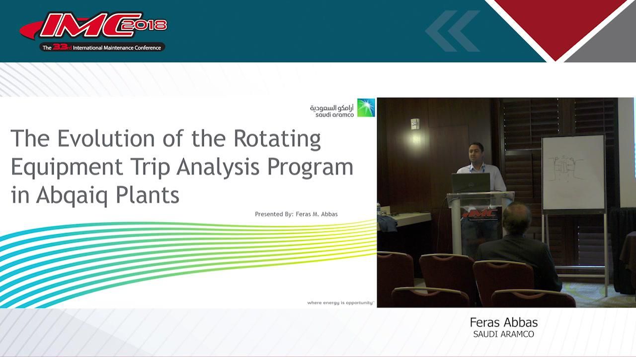 The Evolution of the Rotating Equipment Trip Analysis Program in Abqaiq Plants