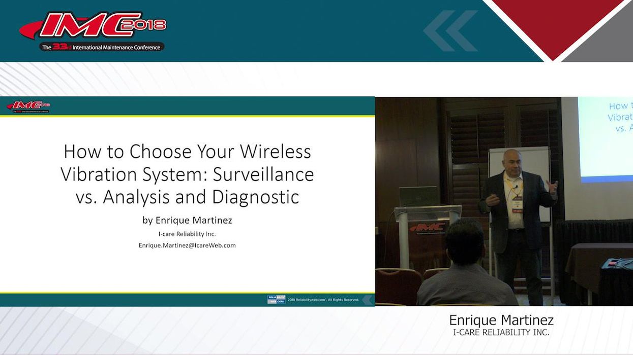 How to Choose Your Wireless Vibration System: Surveillance vs. Analysis and Diagnostic