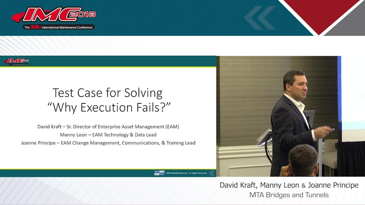 Test Case for Solving the Question of Why Execution Fails