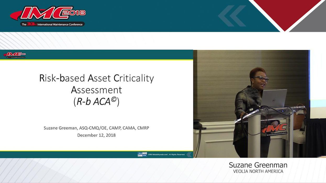 Re-Thinking Asset Criticality: Introducing Risk-Based Asset Criticality Analysis