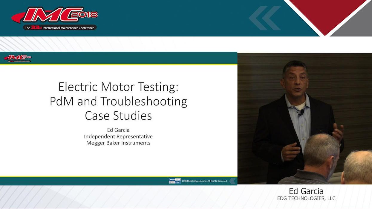 Electric Motor Testing PdM and Troubleshooting Case Studies