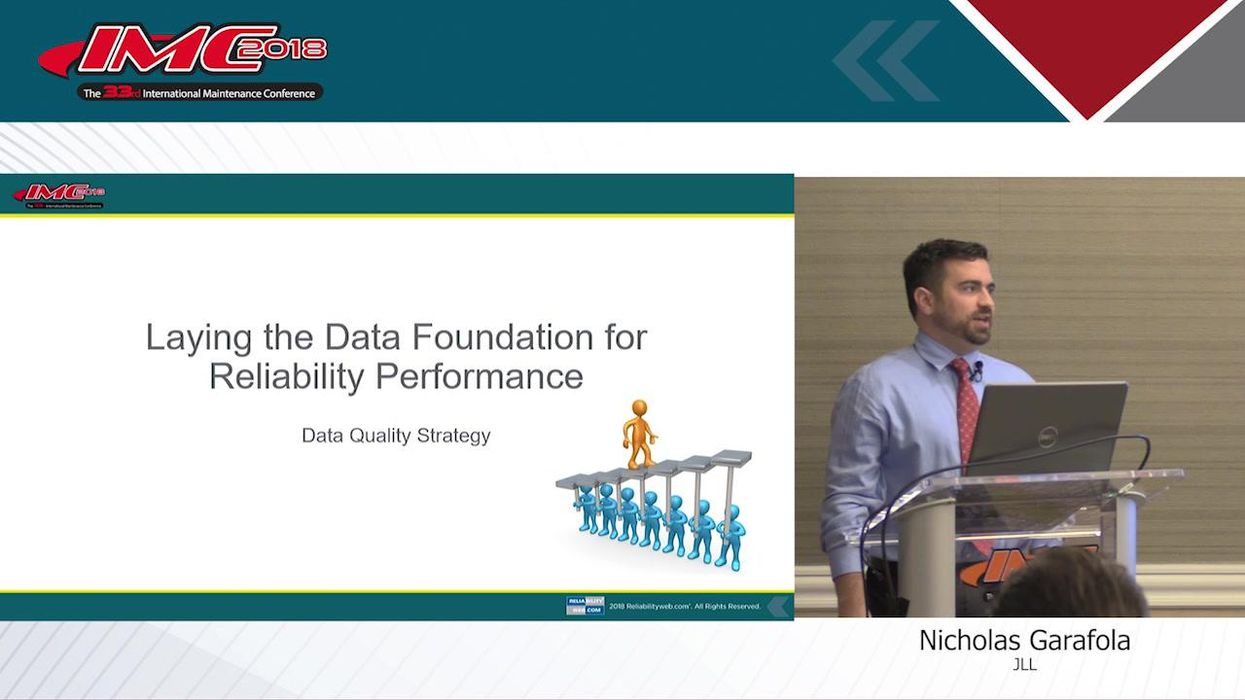 Laying the Data Foundation for Reliability Performance
