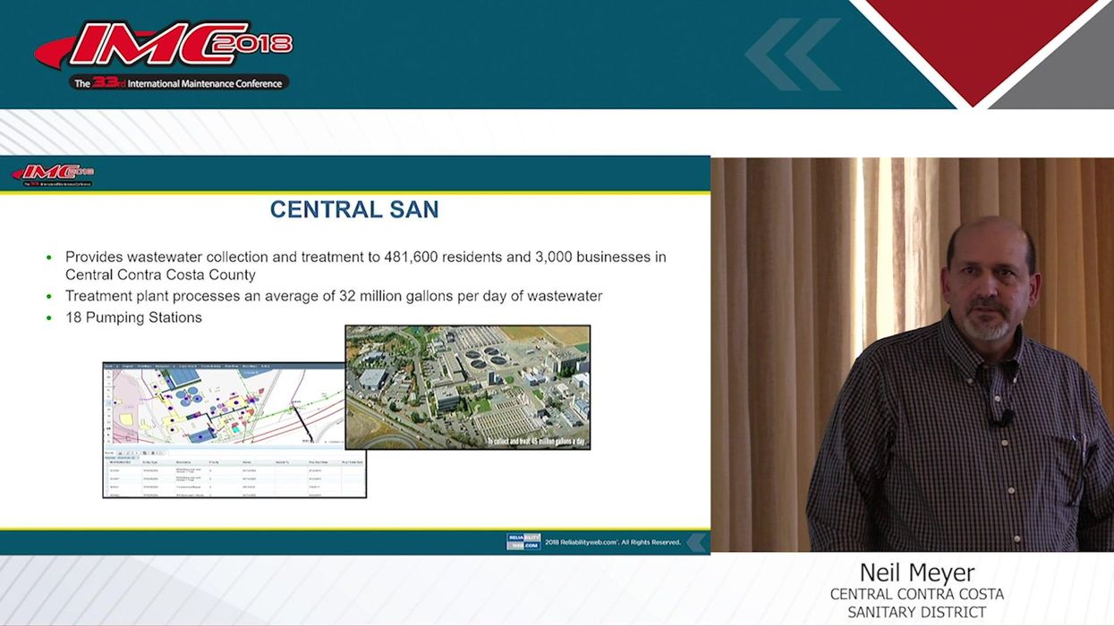 Central San’s Wastewater Treatment Plant Reliability Journey