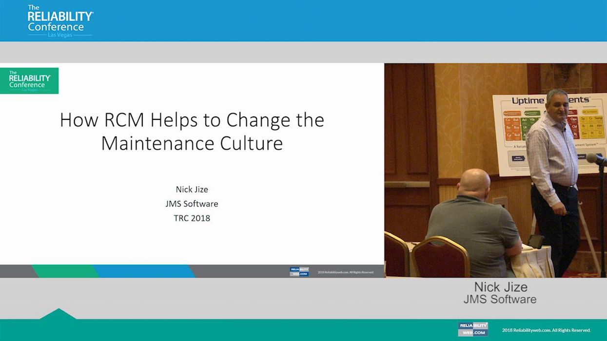 How RCM Helps to Change the Maintenance Culture