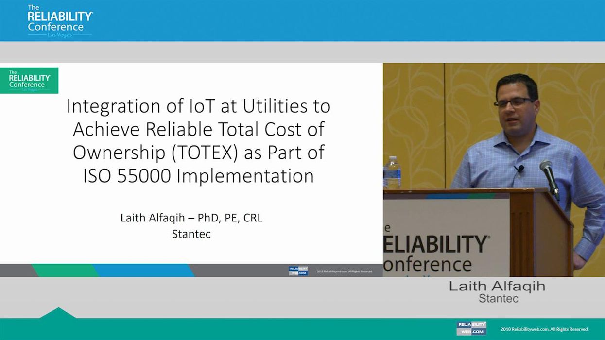 Integration of IoT at Utilities to Achieve Reliable Total Cost of Ownership as Part of ISO 55000