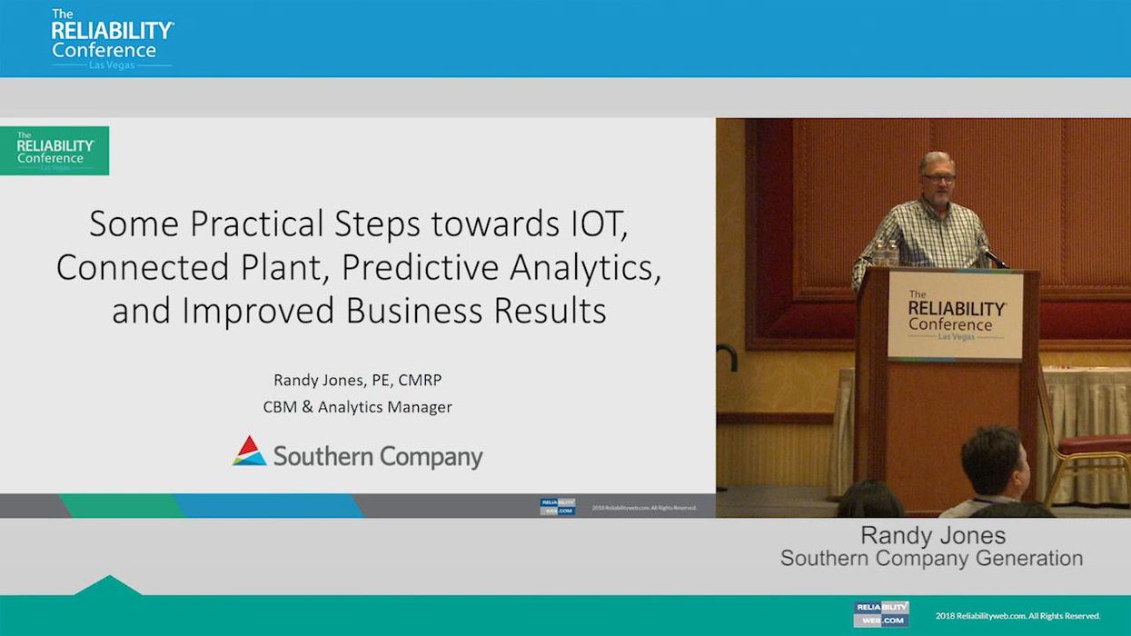 Some Practical Steps toward IoT, Connected Plant, Predictive Analytics and Improved Business Results