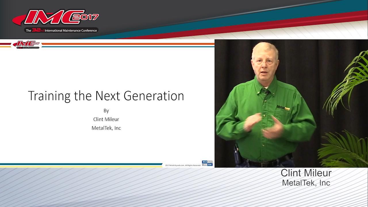 Training the Next Generation