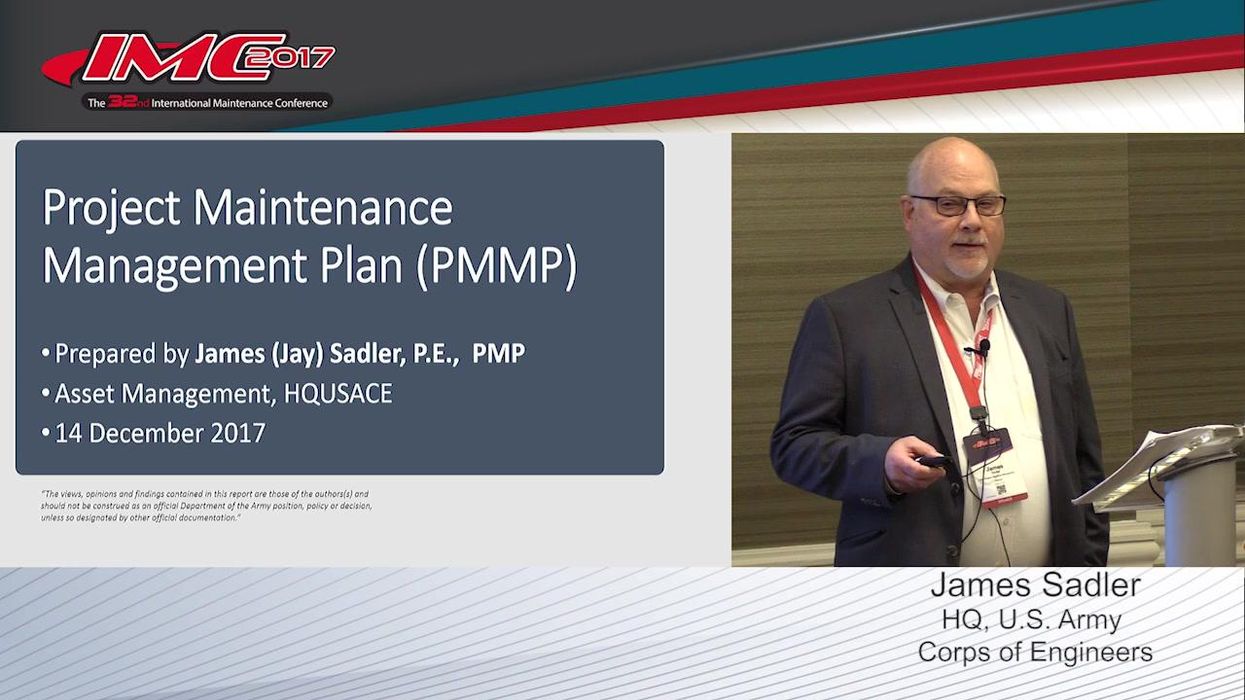 Project Maintenance Management Plan (PMMP)