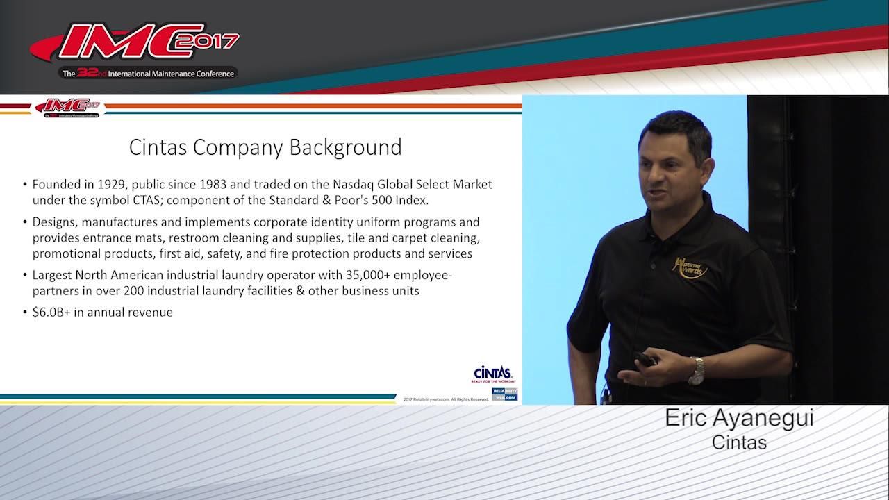 Special Recognition Award for Safety in Maintenance (Uptime Award Winner) - Cintas  