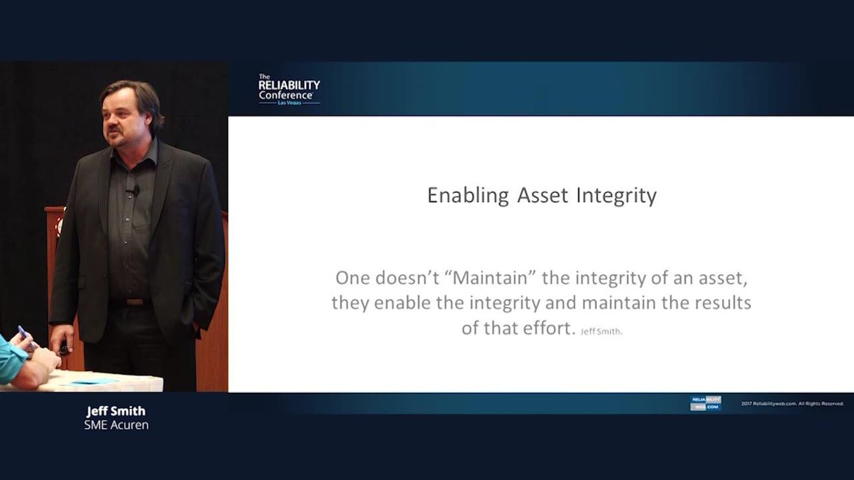 Enabling Asset Integrity 