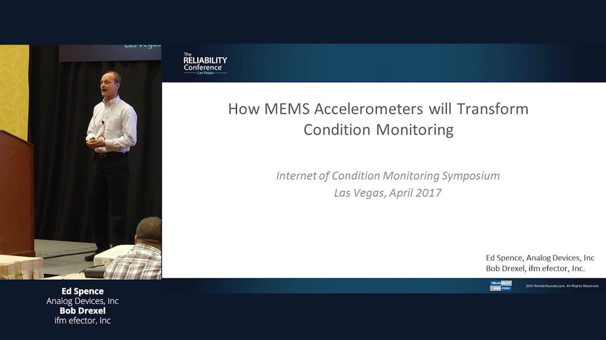 How MEMS Accelerometers Will Transform Condition Monitoring