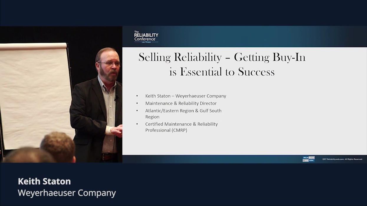 Selling Reliability: Getting Buy-In Is Essential to Successful Implementations