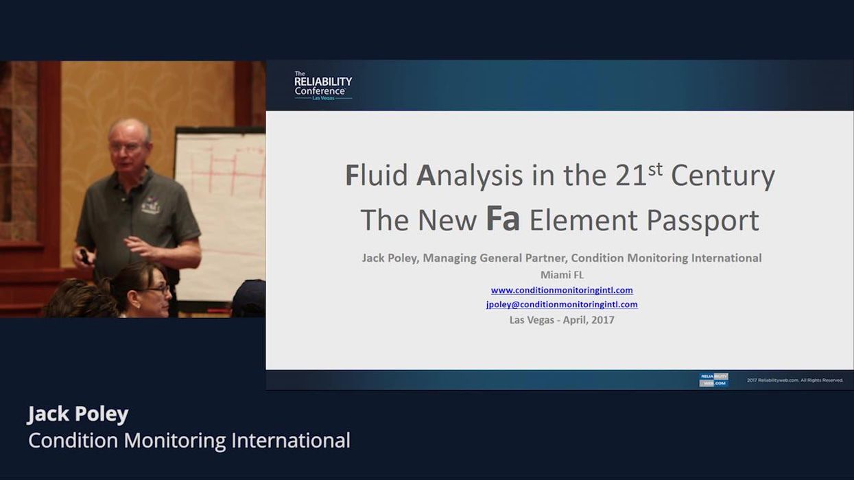 Fluid Analysis in the 21st Century: The Fa Uptime Element Passport