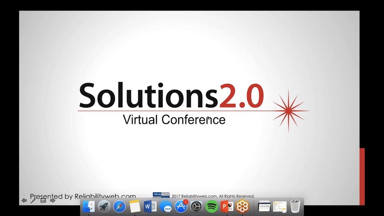 Solutions 2.0 Virtual Conference October 18, 2017