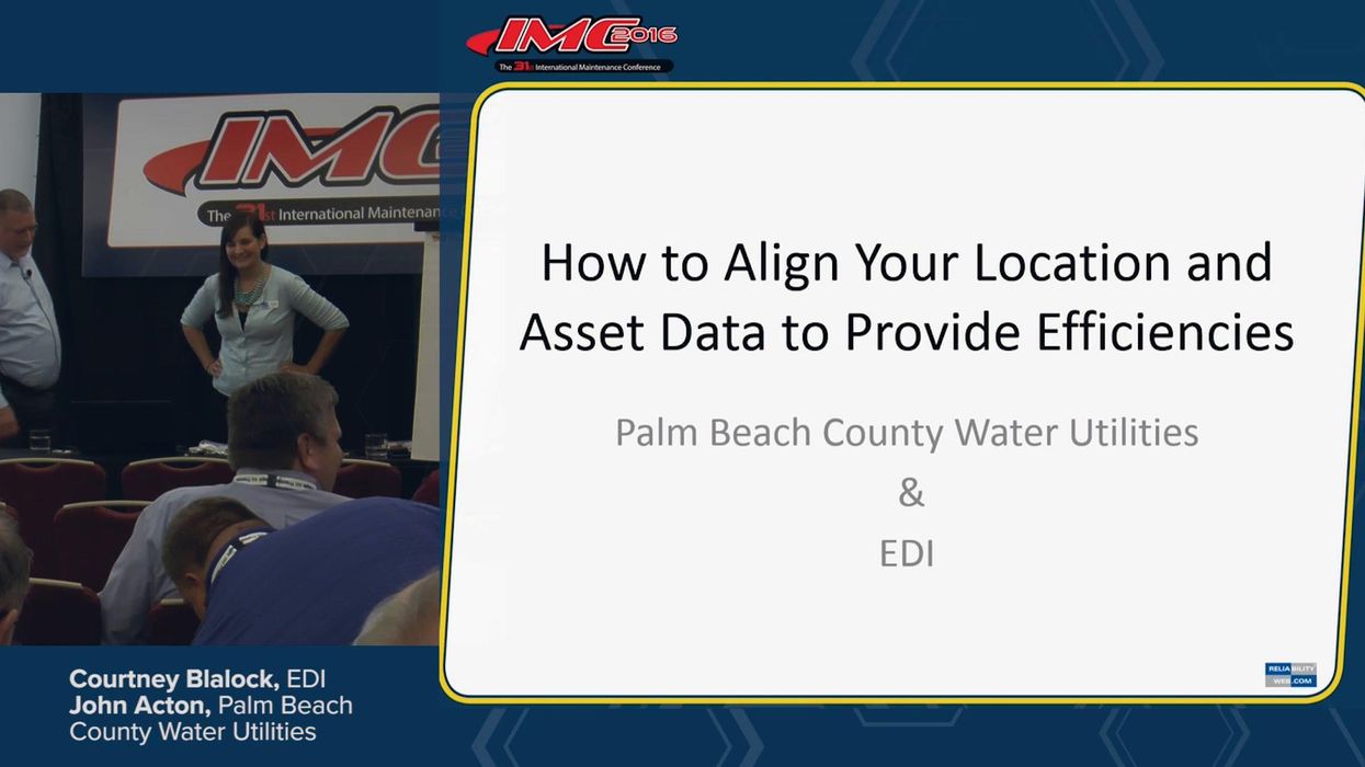How to Align Your Location and Asset Data to Provide Efficiencies