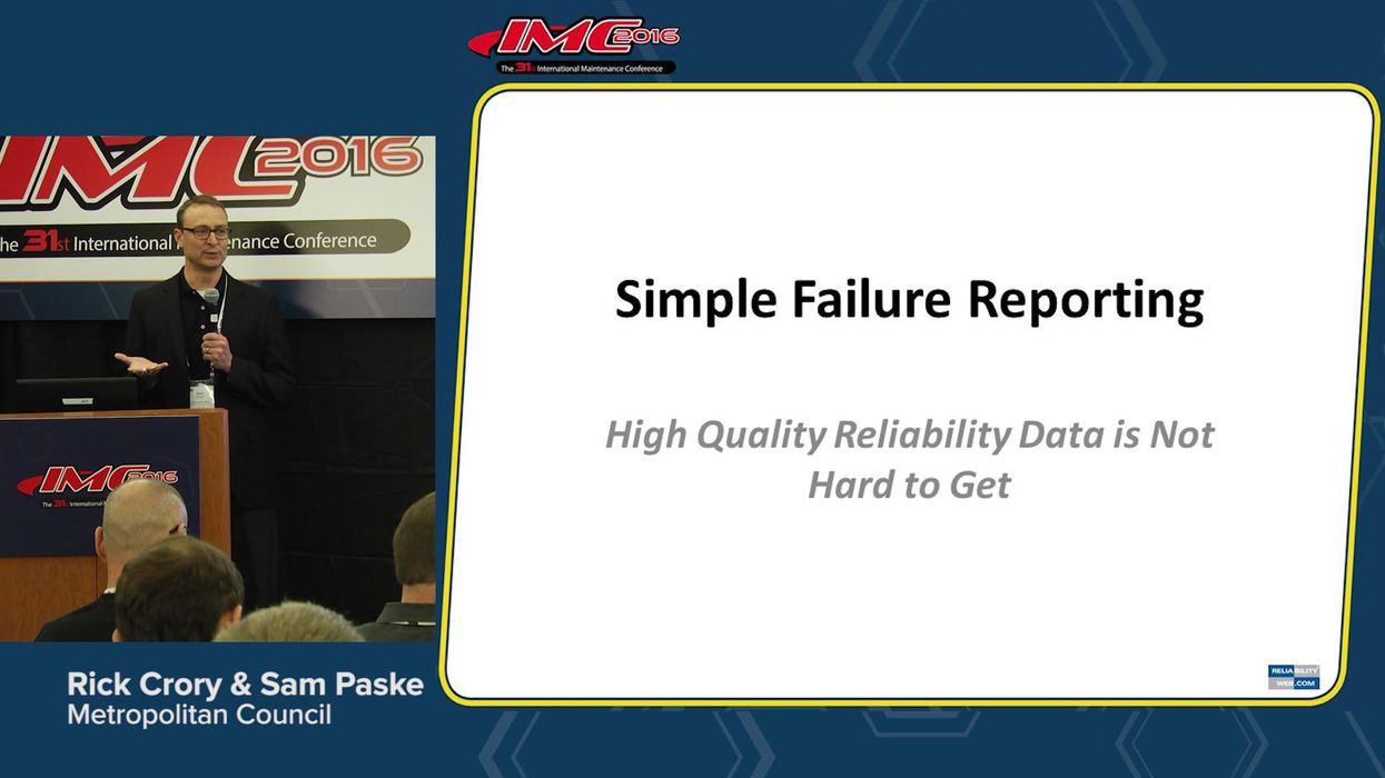 Simple Failure Reporting: High Quality Reliability Data is Not Hard to Get