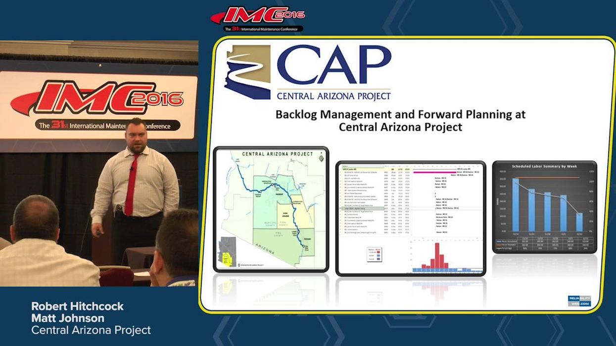 Backlog Management and Forward Planning at Central Arizona Project