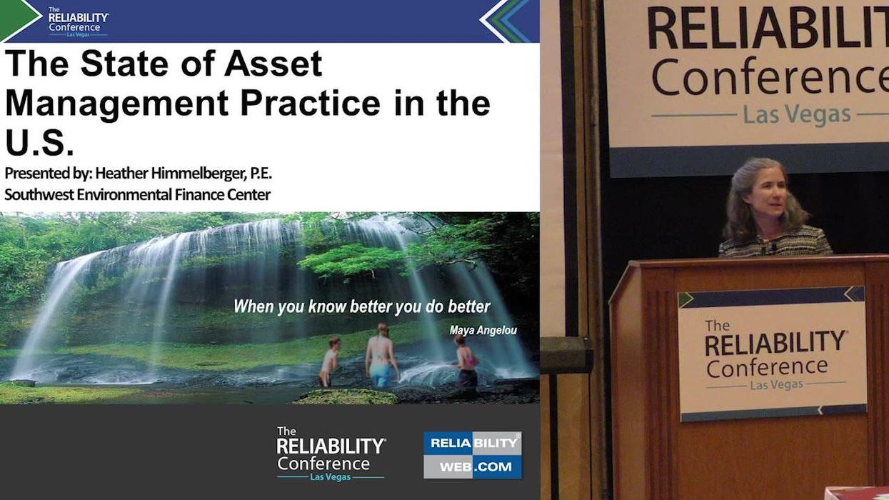 Current State of Practice of Asset Management in Water Sector
