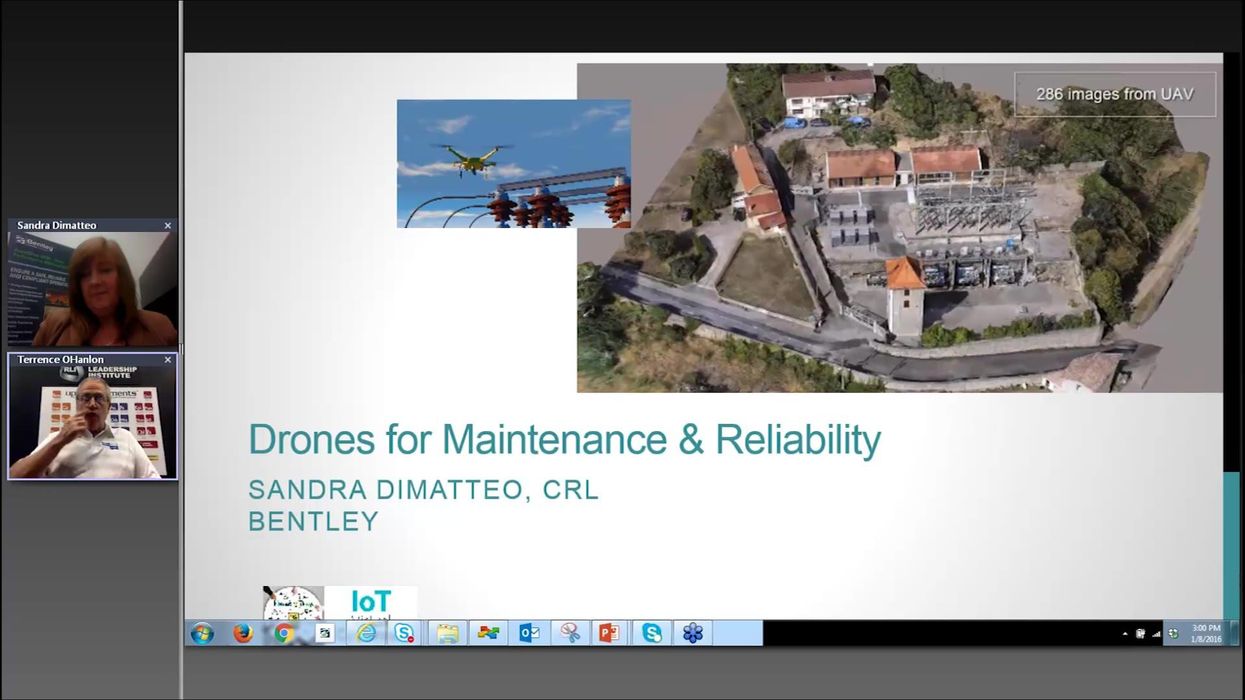 IoT Virtual Conference- Drones for Maintenance and Reliability