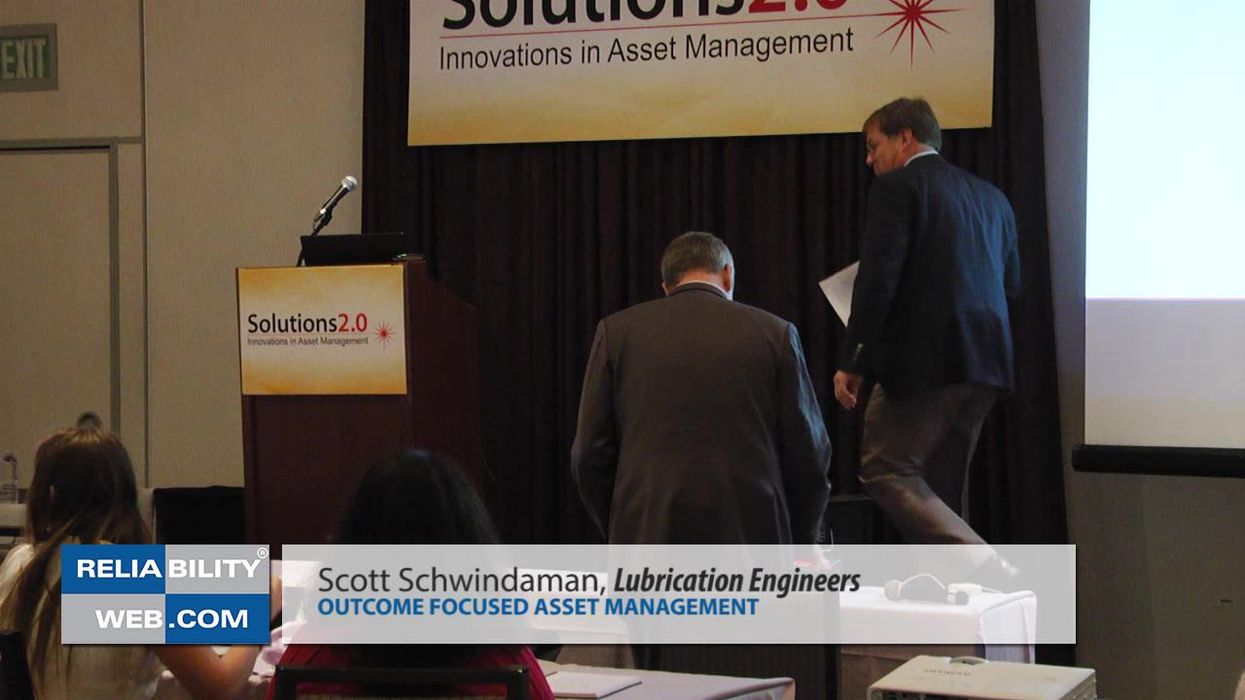 Solutions 2.0 2015 - Outcome Focused Asset Management