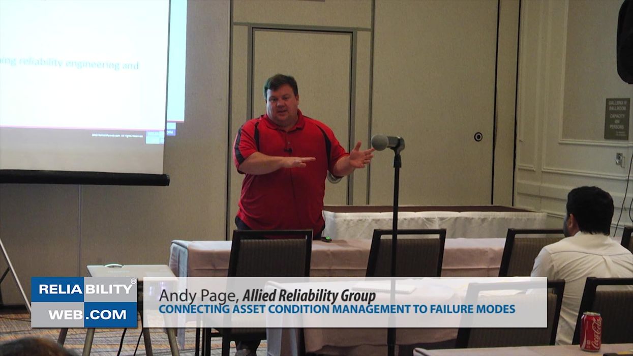 Solutions 2.0 2015 - Connecting Asset Condition Management to Failure Modes