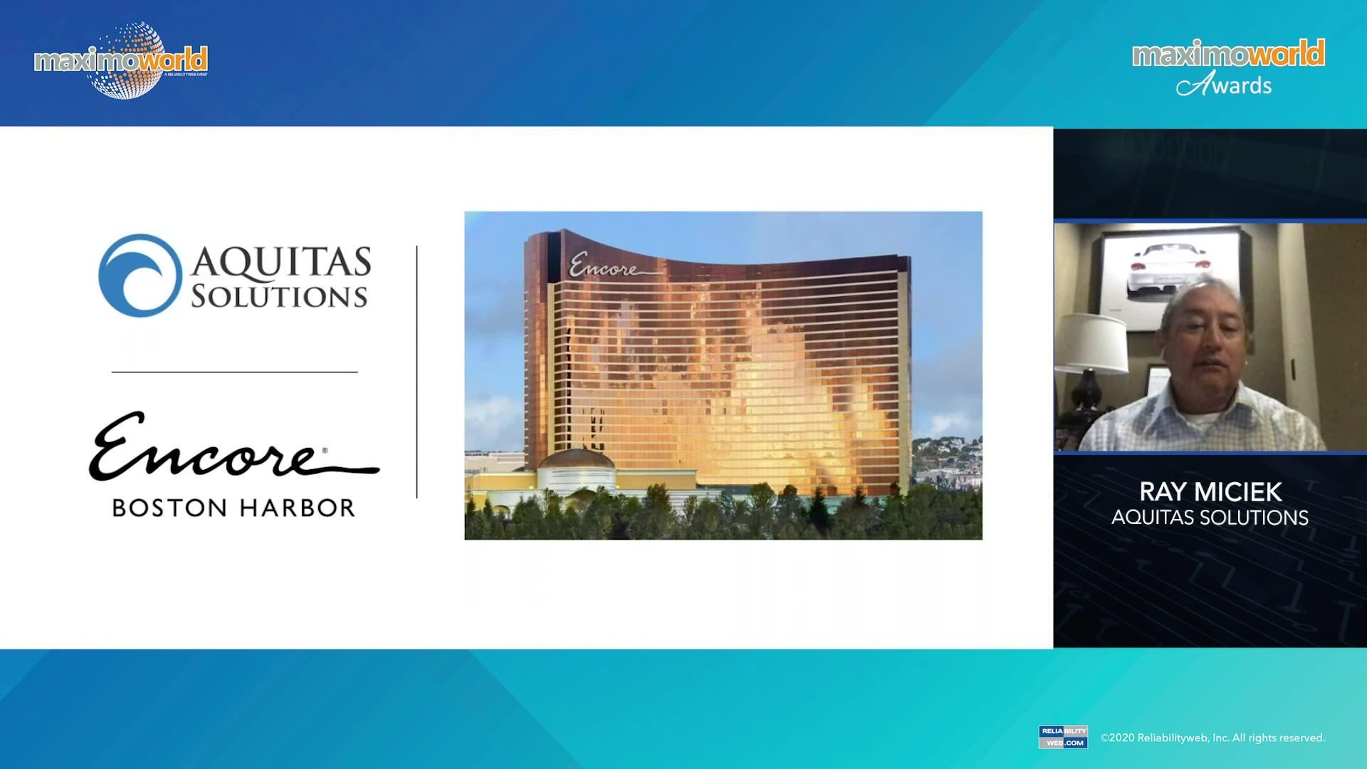 MaximoWorld Award Winner - Best New Implementation: Encore Boston Harbor and Aquitas Solutions