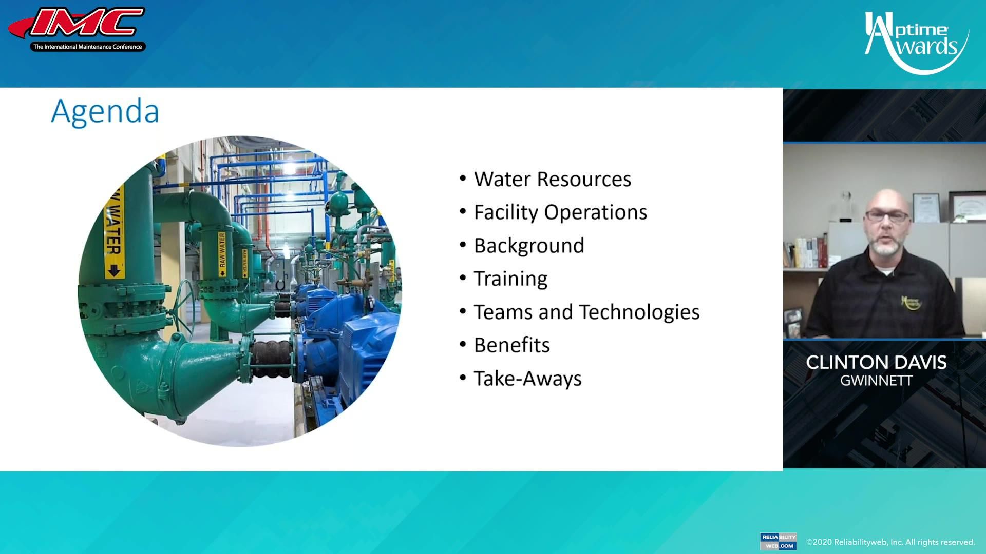 Uptime Award Winner - Best Asset Condition Management: Gwinnett County Water Resources