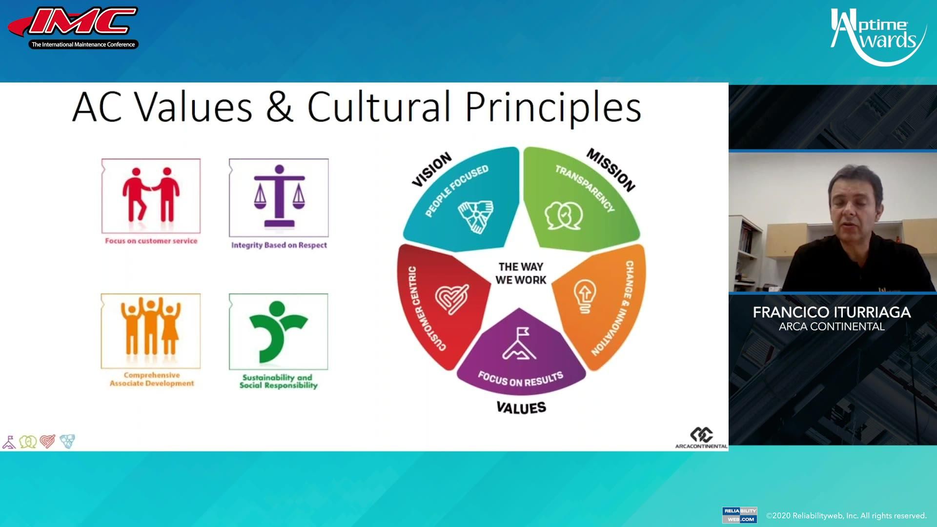 Uptime Award Winner - Best Reliability Program: Arca Continental